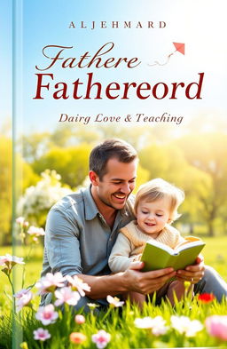 A book cover design centered around the theme of fatherhood