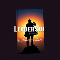 An impactful image-type book cover for a book titled 'Leadership by Johnny Mare'