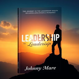 An impactful image-type book cover for a book titled 'Leadership by Johnny Mare'