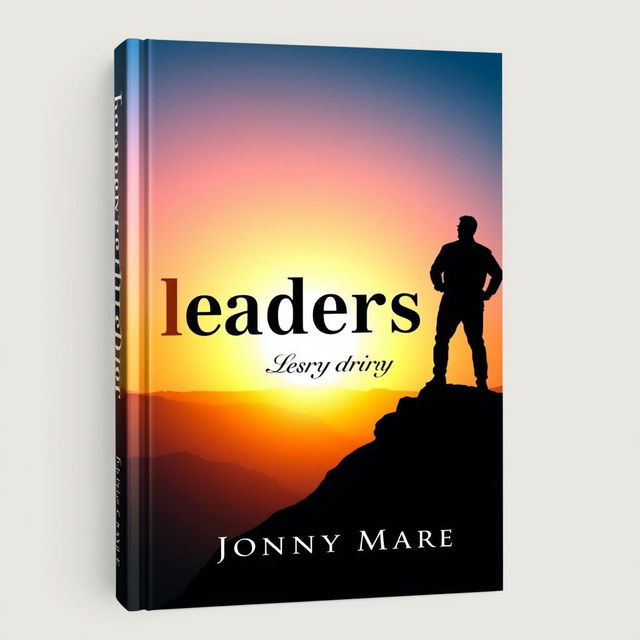 An impactful image-type book cover for a book titled 'Leadership by Johnny Mare'