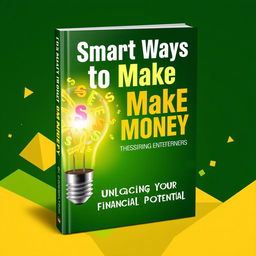 An engaging book cover for a book titled 'Smart Ways to Make Money'