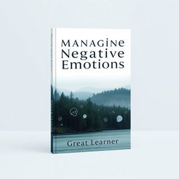 A book cover design for 'Managing Negative Emotions' by Great Learner