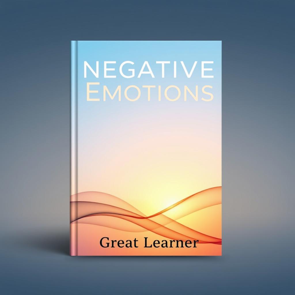 A book cover design for 'Managing Negative Emotions' by Great Learner