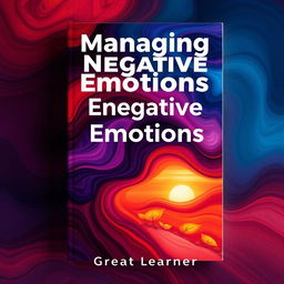 A creative book cover for 'Managing Negative Emotions' by Great Learner