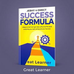 A dynamic and engaging book cover design for 'The Daily Success Formula' by Great Learner