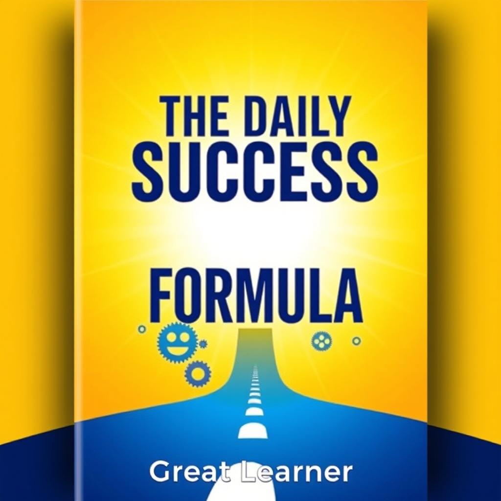 A dynamic and engaging book cover design for 'The Daily Success Formula' by Great Learner