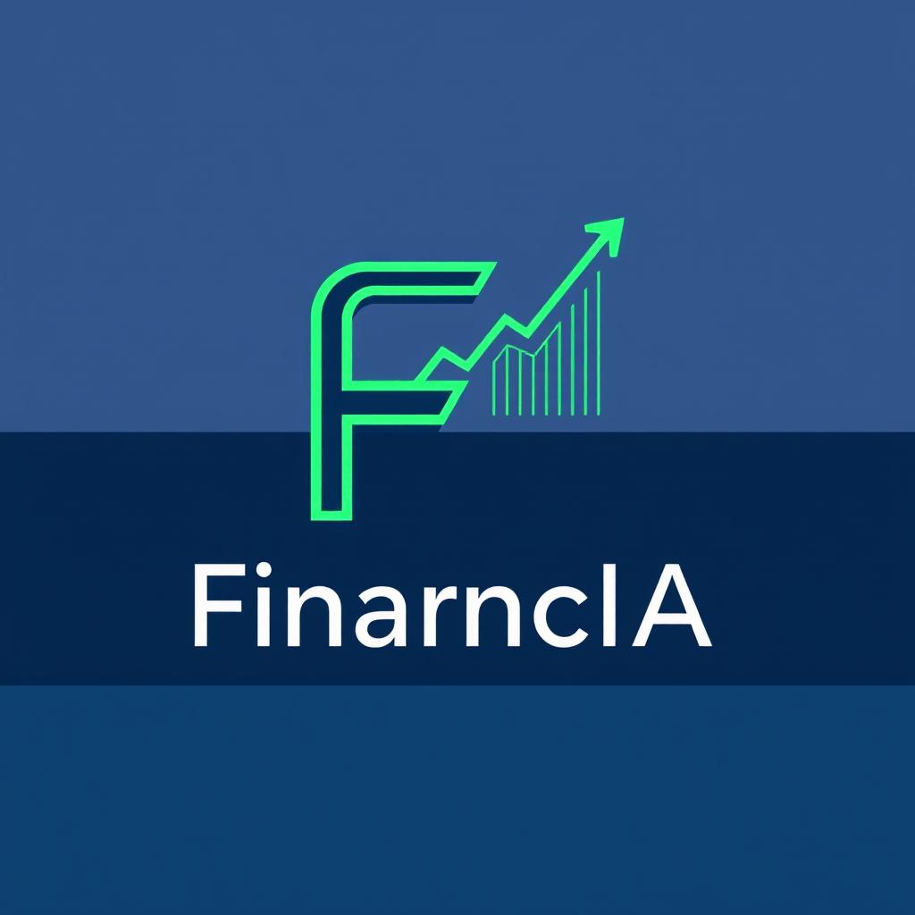 A logo for 'FinancIA,' a cutting-edge company specializing in artificial intelligence-driven investments