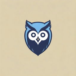 Create a distinct lettermark logo for an eSports team named 'Noxx Avis'. The logo should cleverly blend the initials 'NA' with subtle elements of an owl, symbolizing wisdom and mystery, in a design that appeals to the gaming community.