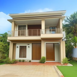 A three-story house on a 6 biswa plot, under ground floor featuring a spacious hall and a store room. The ground floor boasts two master bedrooms, each coupled with a private bathroom and toilet.