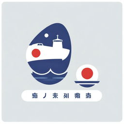 A visual representation of the Japan Elevator Service Holdings company's logo alongside an image of the Shizugin Ship on an international inspection tour.