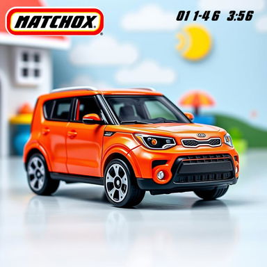 Kia Soul Miniature Die Cast Model Car 1 64 Scale Matchbox Style