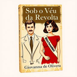 A vintage book cover design featuring the characters Josébel, Jairo, Inácio, and the protagonist Cecília