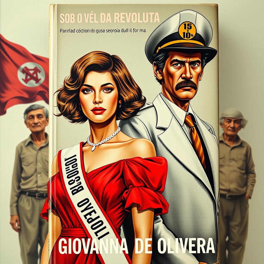 A striking book cover that evokes the ambiance of military dictatorship and communism in the 1970s