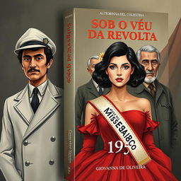 A book cover design set in 1975, reflecting themes of military dictatorship and communism