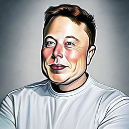 A professional, respectful and high-definition portrait of Elon Musk, the visionary entrepreneur of our times.