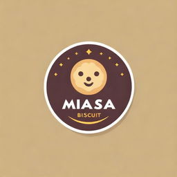 Design an appealing logo for a Philippine brand named 'Minasa Biscuit'. Integrate culture-inspired elements and display the intricate highlights of the biscuit, illustrating it as a cherished local delicacy