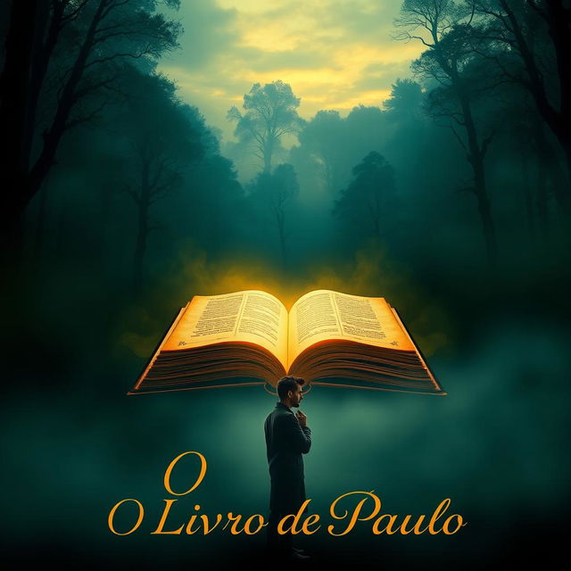 A cinematic movie poster for a film titled 'O Livro de Paulo'