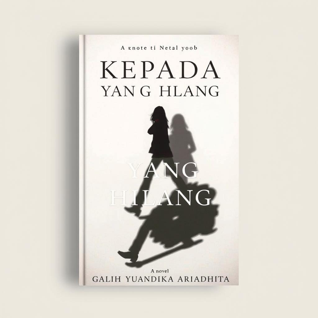 A novel cover titled 'KEPADA YANG HILANG'