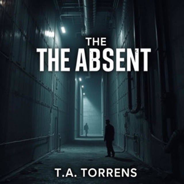 A book cover for a dystopian novel titled 'The Absent' by T