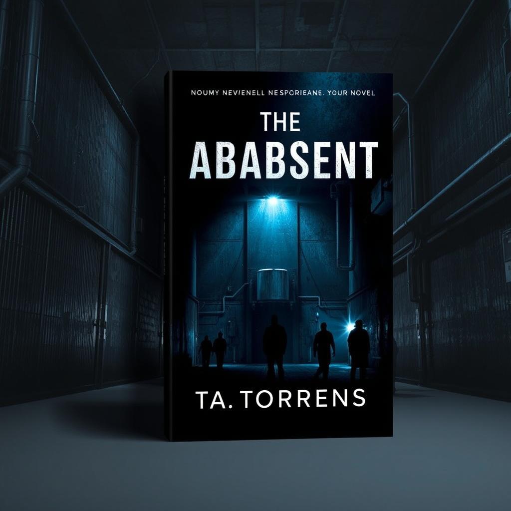 A book cover for a dystopian novel titled 'The Absent' by T