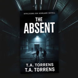 A book cover for a dystopian novel titled 'The Absent' by T