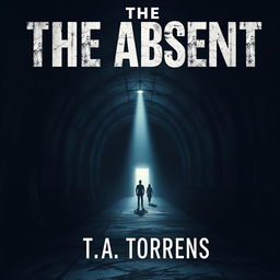 An ebook cover design for the dystopian novel 'The Absent' by T