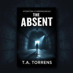 An ebook cover design for the dystopian novel 'The Absent' by T