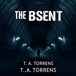 An ebook cover design for the dystopian novel 'The Absent' by T