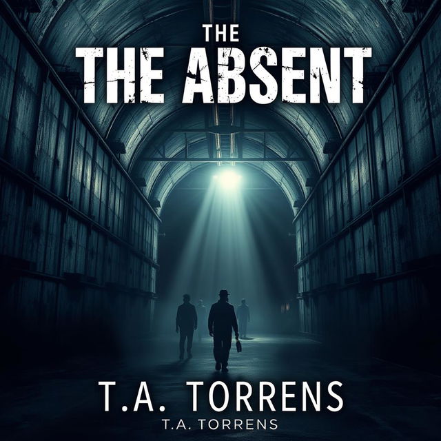 An ebook cover for the dystopian novel 'The Absent' by T