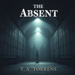 An evocative ebook cover for the dystopian novel 'The Absent' by T