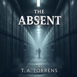 An evocative ebook cover for the dystopian novel 'The Absent' by T