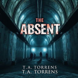 A captivating ebook cover for the dystopian novel 'The Absent' by T