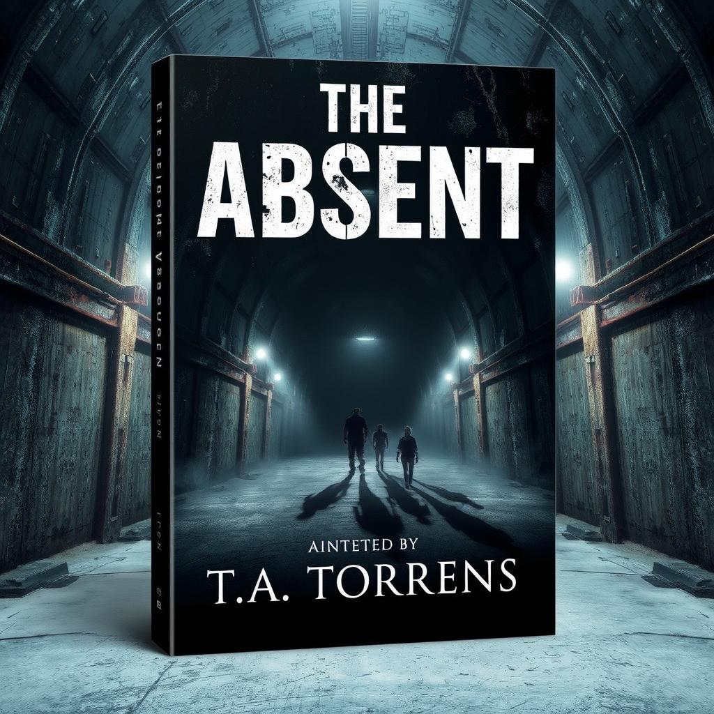 A captivating ebook cover for the dystopian novel 'The Absent' by T