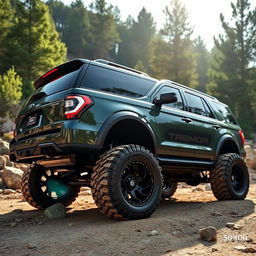 A customized Ford Expedition Tremor, featuring impressive 40-inch tires