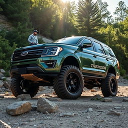 A customized Ford Expedition Tremor, featuring impressive 40-inch tires