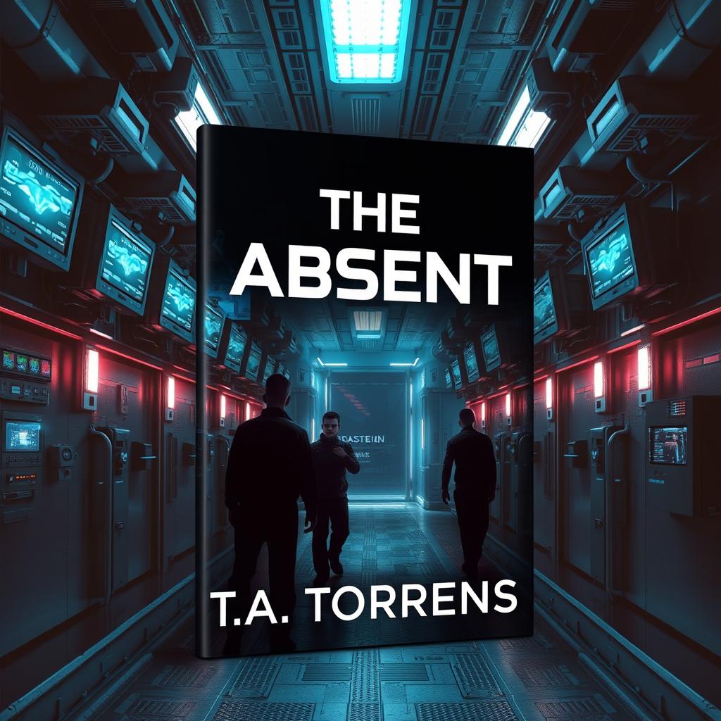 An intriguing ebook cover for the dystopian novel 'The Absent' by T