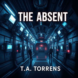 An eye-catching ebook cover for 'The Absent' by T