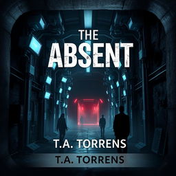 A captivating ebook cover for the dystopian novel 'The Absent' by T