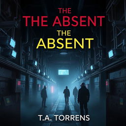 A captivating ebook cover for the dystopian novel 'The Absent' by T