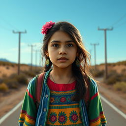 A Mexican girl named Maja, often overlooked in her grade, accidentally travels to a parallel universe characterized by its perfection, where everyone shows flawless beauty and happiness