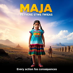 A movie poster featuring a Mexican girl named Maja, an often forgotten person in her grade