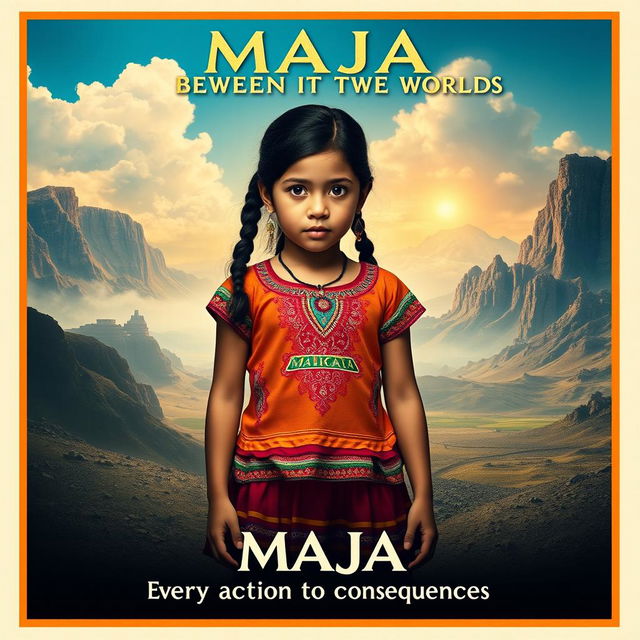 A movie poster featuring a Mexican girl named Maja, an often forgotten person in her grade