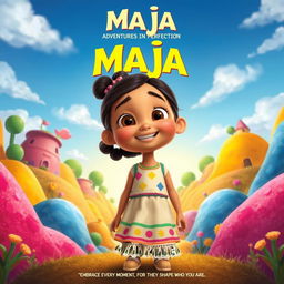 A Mexican girl named Maja, often overlooked in her grade, joyfully explores a colorful parallel universe where everyone appears friendly and filled with positivity