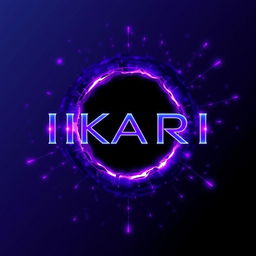 A stunning anime-inspired design featuring the text 'IKARI' in a sleek, modern font, prominently displayed