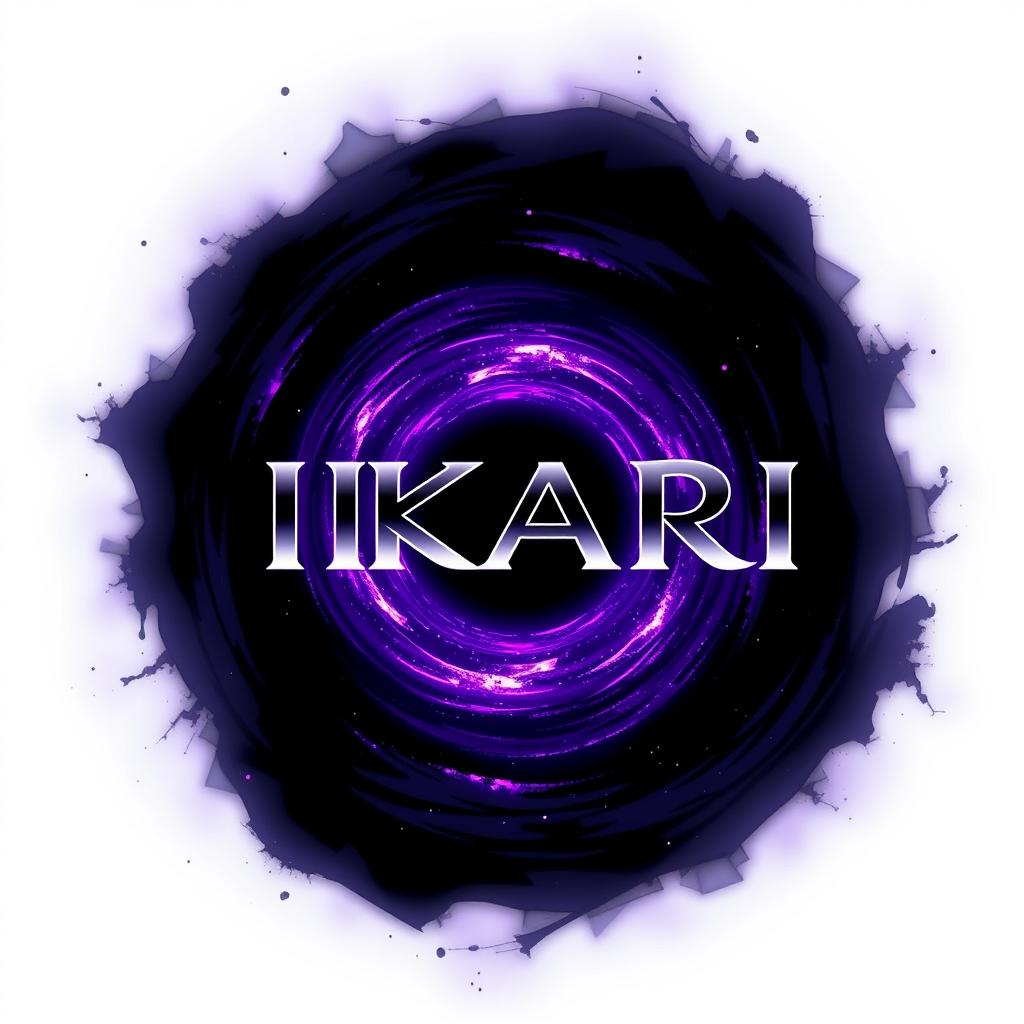 A stunning anime-inspired design featuring the text 'IKARI' in a sleek, modern font, prominently displayed