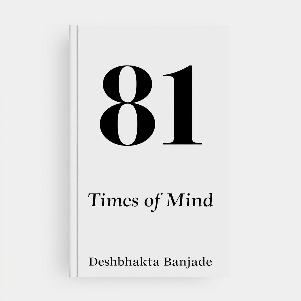 A minimalist book cover featuring the number '81' in bold, modern typography prominently displayed at the top