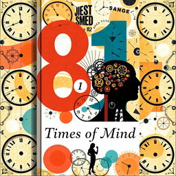 An artistic book cover design for '81'