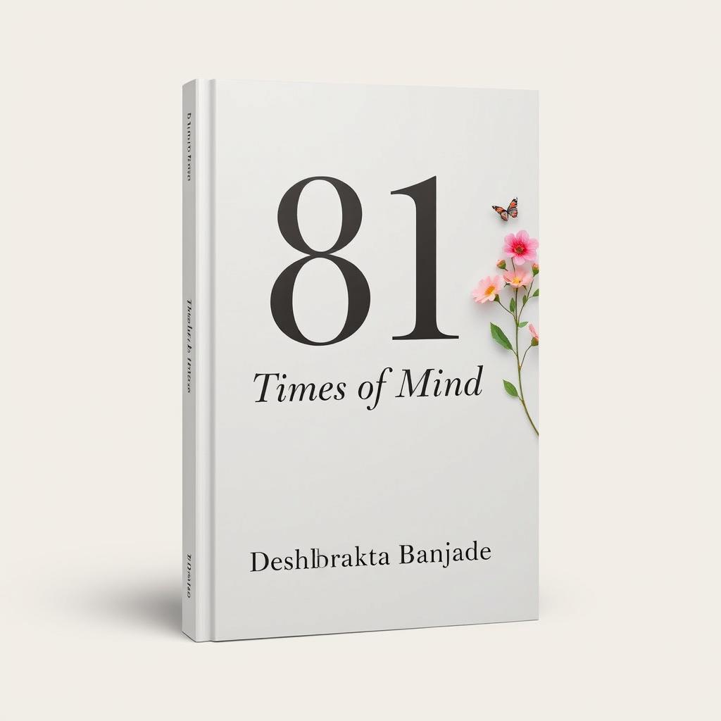 A professional, minimalist 3D book cover design featuring '81' in bold, modern typography at the top