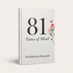 A professional, minimalist 3D book cover design featuring '81' in bold, modern typography at the top