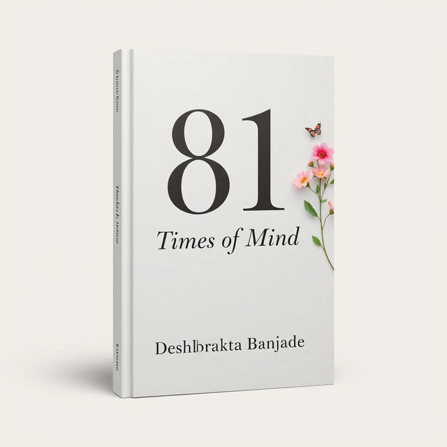 A professional, minimalist 3D book cover design featuring '81' in bold, modern typography at the top